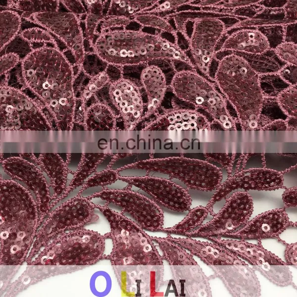 OLF0179 Latest 3d With Sequins Lace Fabrics African Lace photo-3