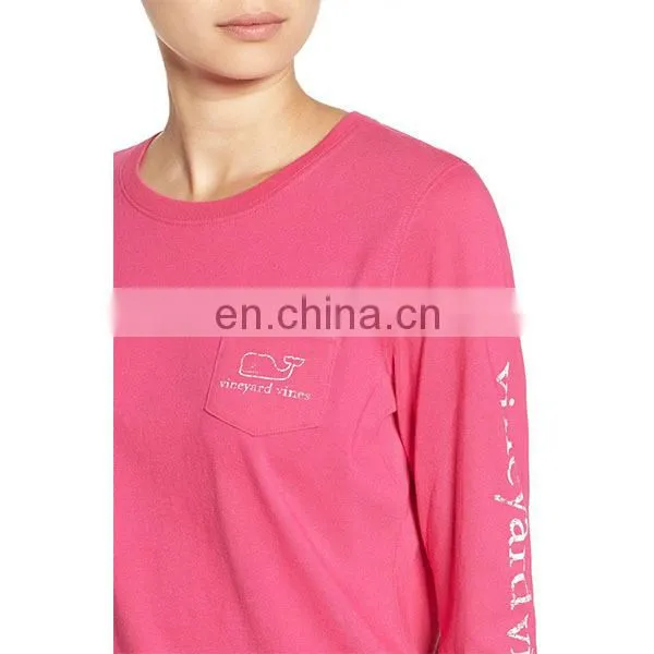 Custom Graphic Long Sleeve Sweater T-shirt Newest Printing Casual Women T Shirt photo-5
