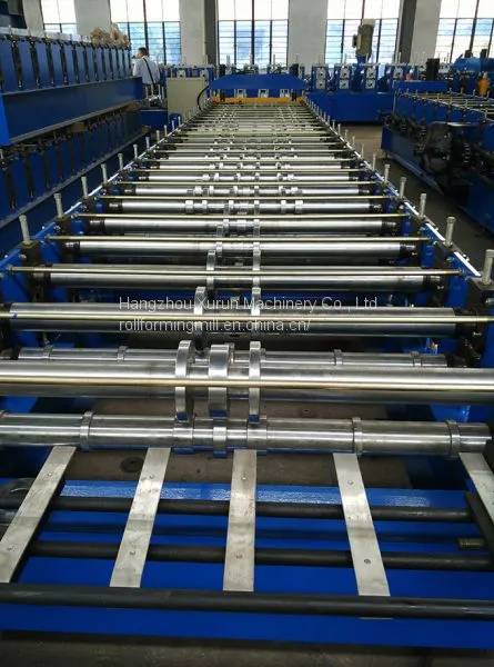 Roof Wall Panel IBR Trapezoidal Roll Forming Machine Metal PPGI Galvanized Steel Profile Lines photo-4