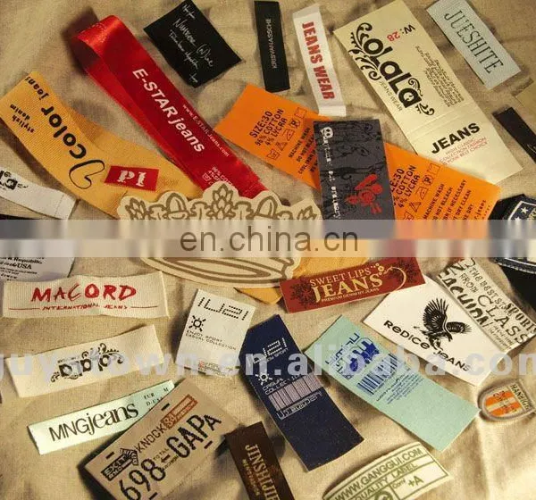 Custom Garment Woven Printed Leather Patch Label Hang Tag photo-6