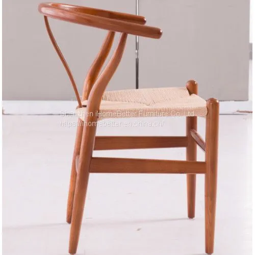 Solid Wood Western Hotel Restaurant Cafe Club Leisure Chair photo-4
