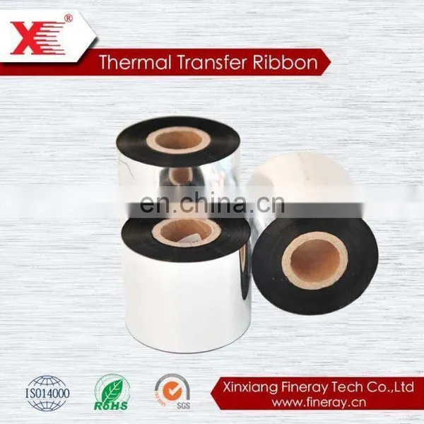 Printing Electronic Tags , Bar Code Labels on Ribbon Printer Premium Wax Ribbon Thermal Transfe Ribbon Barcode Ribbon photo-4