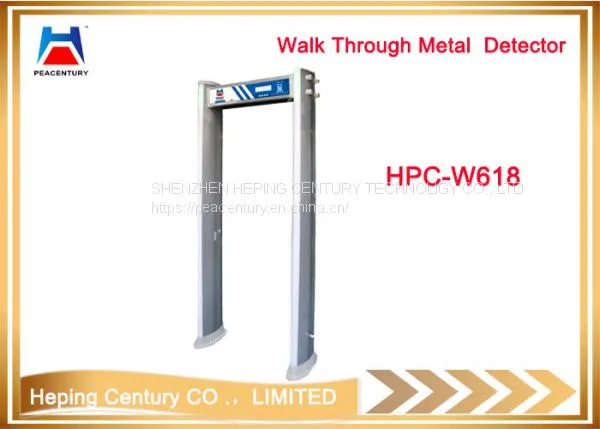 Waterproof Metal Detectors Waterproof 6/12/18 Zones Walk Through Metal Detector