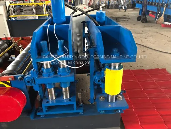 Cangzhou Dixin Metal Roofing Sheet Glazed Tile Iron Sheet Cold Roll Forming Making Machine Price photo-5