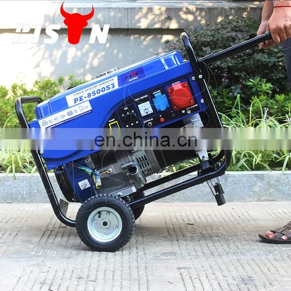 BISON CHINA 6000w Generator Electric Portable Petrol Self Start Generator Air Cooled 7.5 Kva Generator photo-5