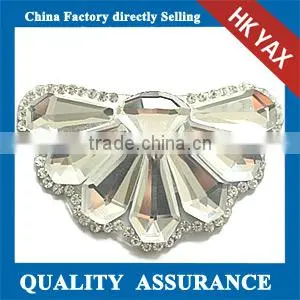 0505L China Factory Wholesale Best Price Flower Hot Fix Rhinestone Embellishment for Dresses photo-2