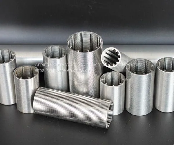 Wedge Wire Spiral Screen Tube , Stainless Steel v Wire Johnson Filter Candles photo-5