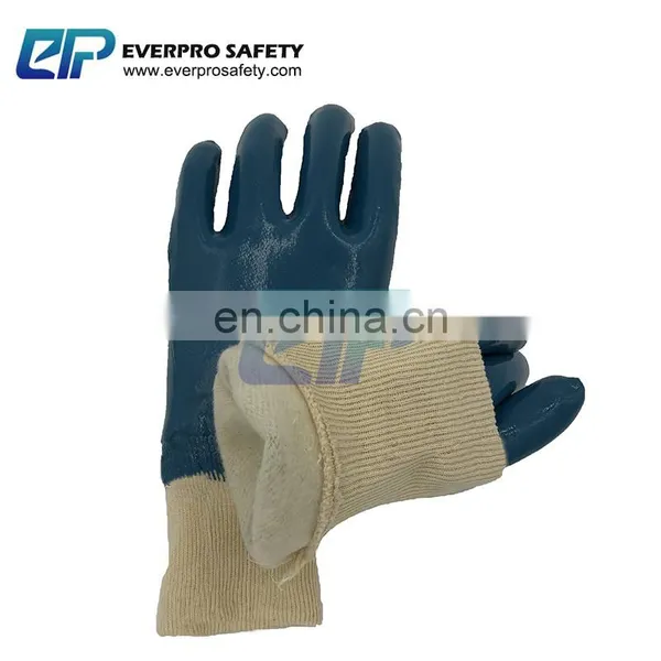 Nitrex Heavy Duty Fully Coated Nitrile Gloves With Knit Wrist Cuff photo-4