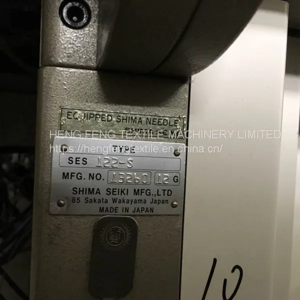 SES 122S 12G UP SCREEN SHIMA SEIKI Computerized Flat Knitting Machine Woolen Knit Sweater photo-5