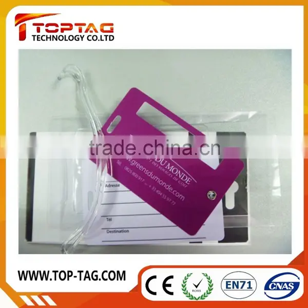 2015 Fashionable Custom Hard PVC Luggage Tag for Travelling Agency/airport photo-4
