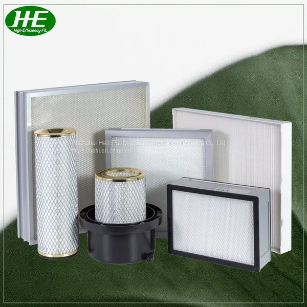 China Manufacturer Air Conditioner HVAC Panel Filter Metal Frame Mini Pleated H13 H14 photo-3