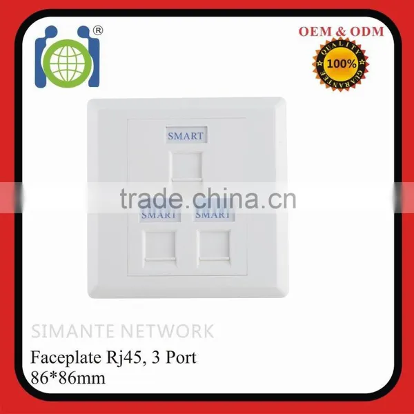 RJ45 Wall Plate Network 86 Type photo-3