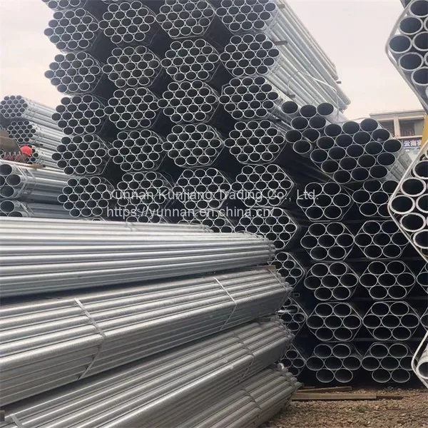 Yunnan Galvanized Steel Pipe Wholesale Q235 Hot Dip Galvanized Steel Pipe Greenhouse Vegetable Steel Pipe Specifications Are Complete photo-2
