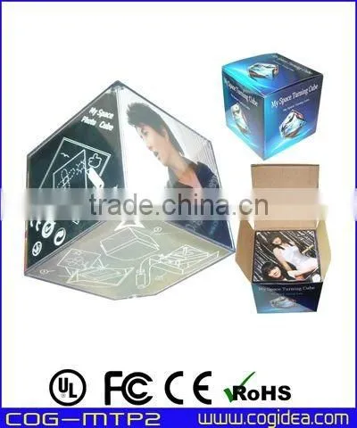 China Supplier Magic Turning Photo Frame With 6 Photos