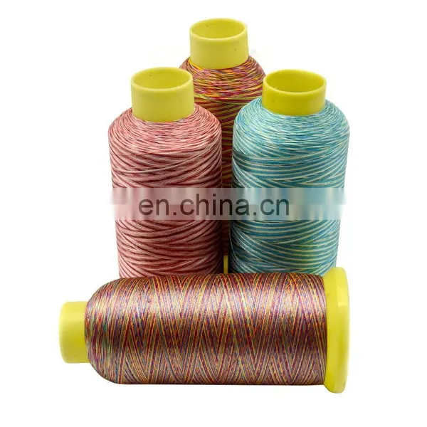 Rainbow Thread Embroidery 150D/2 100% Polyester Embroidery Rainbow Thread photo-4