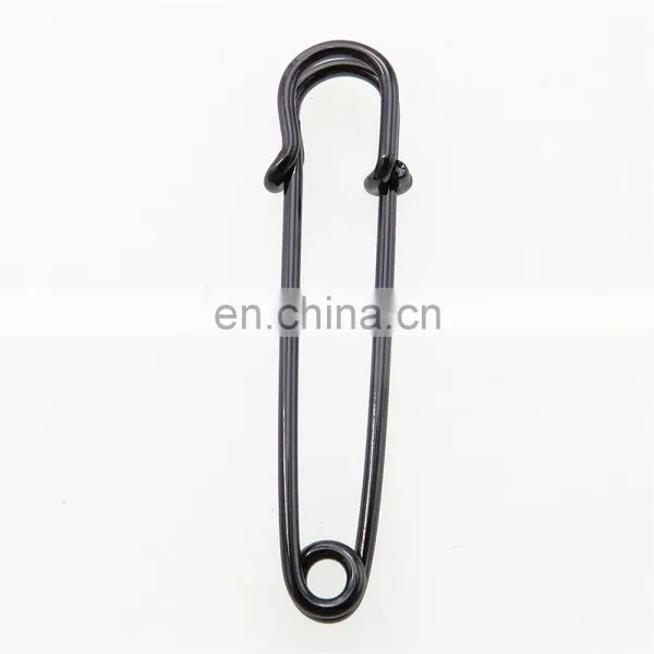 High Quality Black Large Safety Pin Quality Safety Pins Black Safety Pin For Dress Decoration
