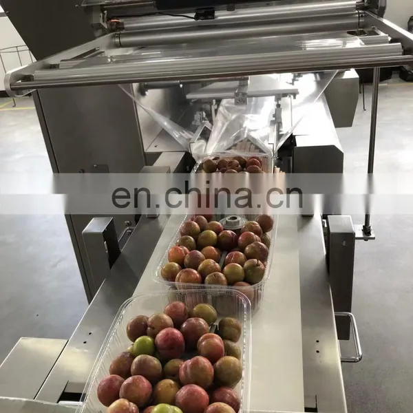 High Quality Fresh Fruit Prune Cherry Automatic Horizontal Wrapper Pillow Packing Machine Flow Wrapping Machine photo-2