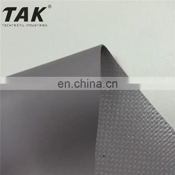 500gsm Grey Color uv Protected Anti Static Pvc Knife Coated Tarpaulin 500 Gsm uv Protection Pvc Tarpoline photo-5