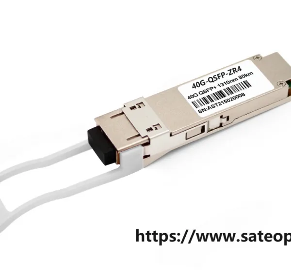 QSFP-40G-ZR4 40G QSFP+ ZR4 LWDM4 80km LC SMF DDM Optical Transceiver Module