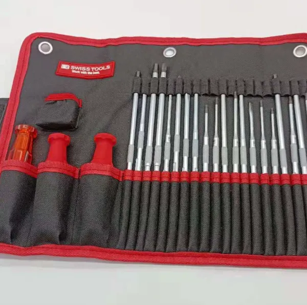 Household Hand Tools Screwdriver Pliers Set Kit Roll Bag