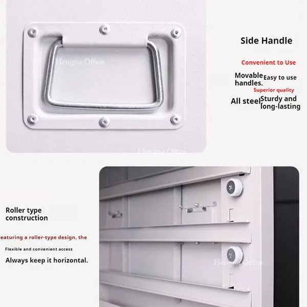 Map Cabinet With Sliding Design and Protecting Feet | Durable SPCC Steel | for Industrial and Commercial Use photo-4