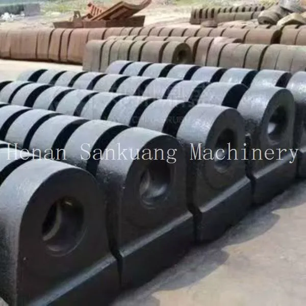 Precision Cast Alloy Hammer Head For Rock Crushing Operation