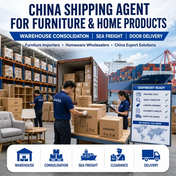 China Shipping Agent for Furniture and Home Products