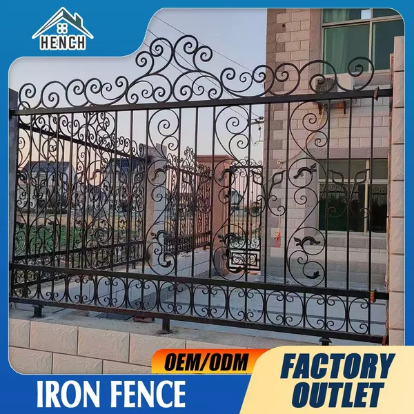 Wrought Iron Railing Iron Fence Panel For Sale photo-3