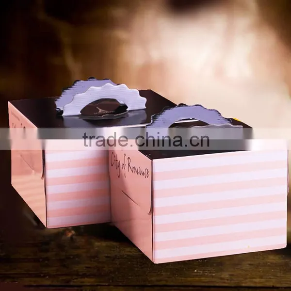 Cake Box Whalesale Mini Decorative Wedding Cake Boxes photo-2