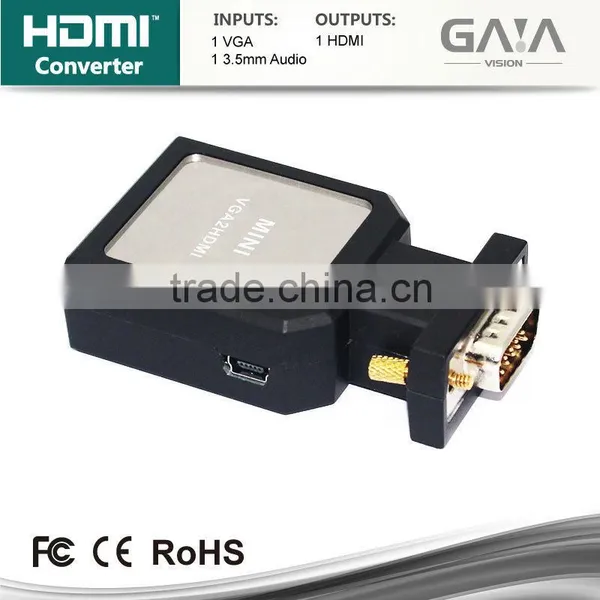 Best Price Mini Hdmi Converter VGA Component to HDMI Converter - 1080p Upscale Converter