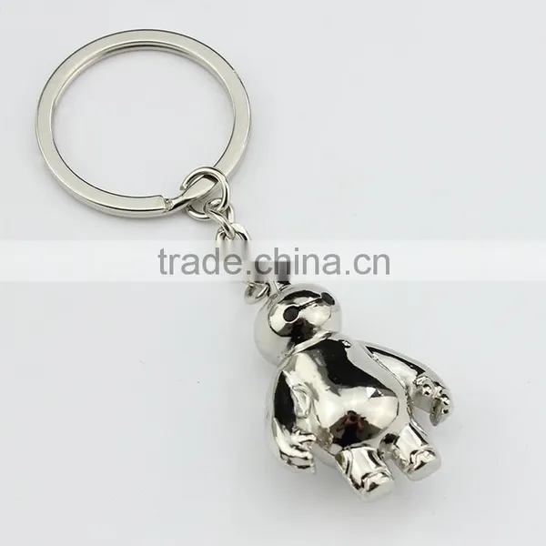 Robot Zinc Alloy Ultra Marines White Doll Pendant Metal Keychain photo-4