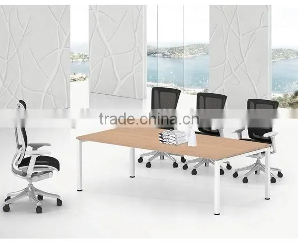 Modern Design Conference Table for 10 People With Metal Leg photo-3