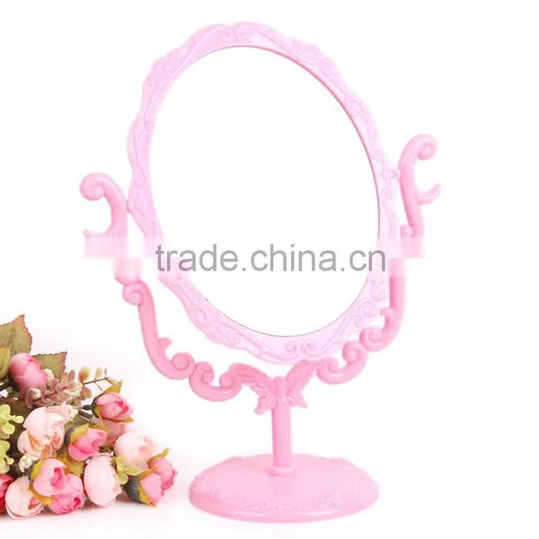 D07 ANPHY Household Decoration Oval Table Mirror Display Holder Stand Stock photo-6