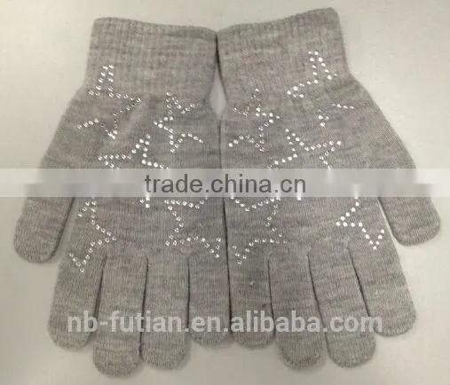 Magic Glove With Diamante on Palm