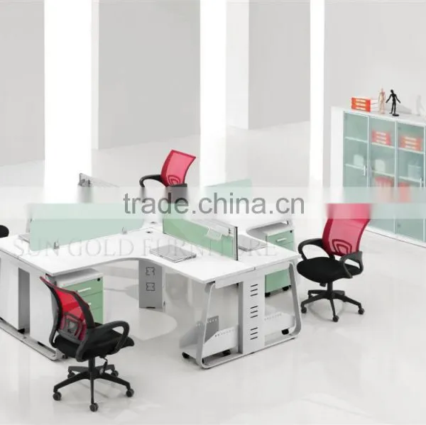 Modern Office Cubicles 4 Person Workstation Desk (SZ-WSB315) photo-5