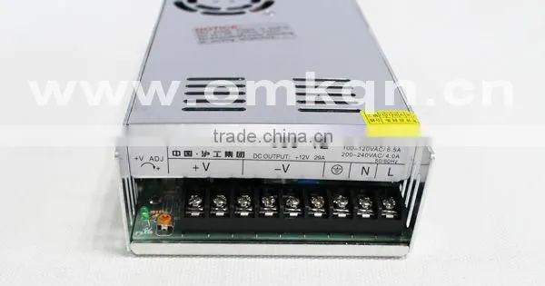 CE Constant Voltage Dimmable Led Driver Switching Power Supply 12v 350w S-350-12 photo-5