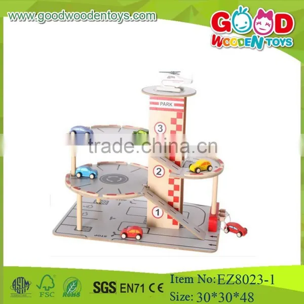 Good Quality Children Educational Play Set Wooden Car Toy Garage Cheap Price Parking Toy Quality Choice photo-2