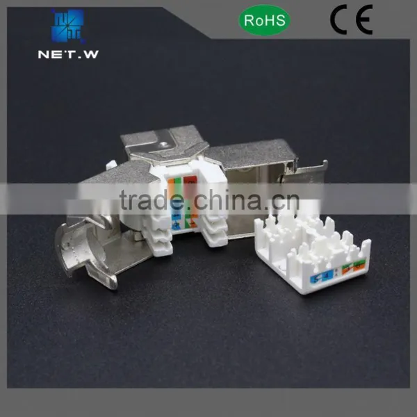Made in China Cat5 Shielded Cat6a Keystone Jack photo-5