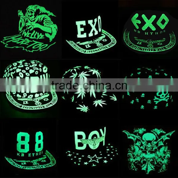 BSH023 Lighting 3D Skull Embroidery Baseball Cap Fashion Sport Hat photo-6