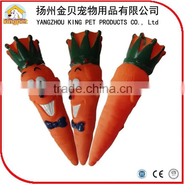 Customized Design Vegetable Rubber Squeaky Toy for Pets Play photo-2