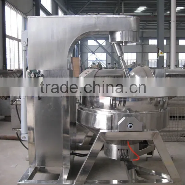 Gas Heating Jacketed Kettle With Mixer photo-4