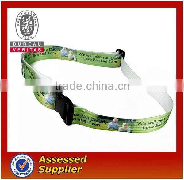 personalized custom durable luggage strap/belt