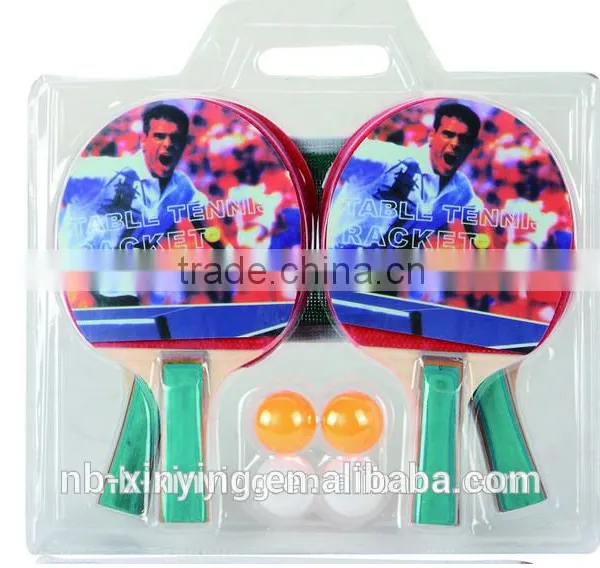 Cheap Table Tennis Rackets Hot Selling Wooden Beach Racket for Training or Traveling