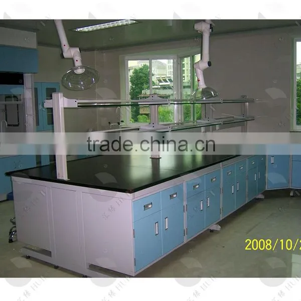 High Quality Expoxy Resin Worktop Dental Lab Furniture Workstation