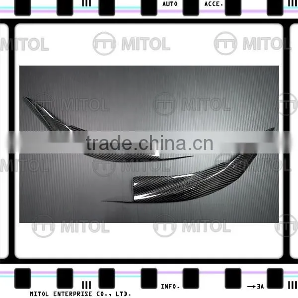 For Subaru WRX 2014- Carbon Fiber Car Headlight Eyelids Car Eyebrows photo-2