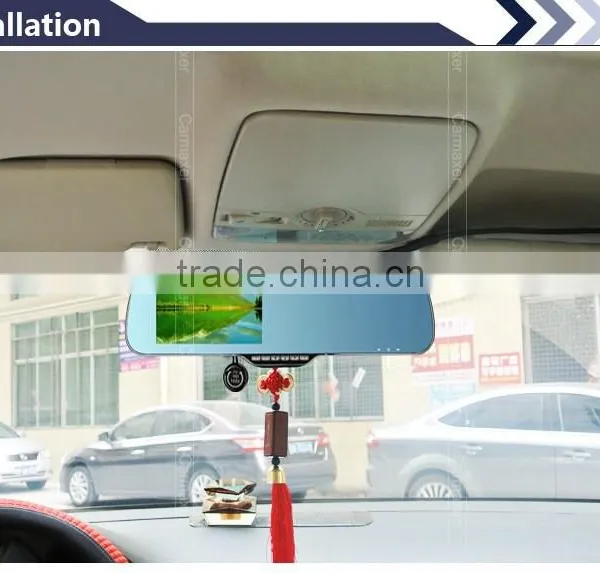 5" Rearview Mirror Wiht Android Navigation Dual Camera Car Camera hd Dvr photo-6