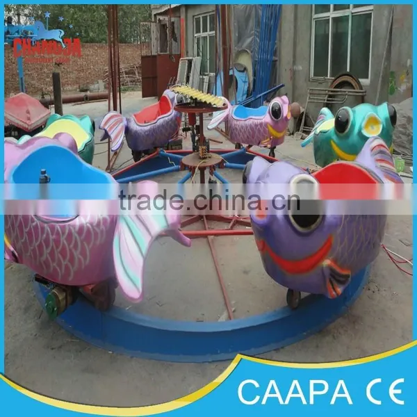 Hot Sale Amusement Rides,Rotating Fish Ride Carps Jumping Over The Dragon Door For Kids photo-3
