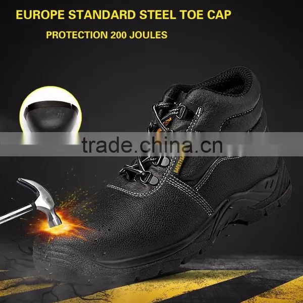 Cheap Leather Safety Shoes With Steel Toe and Steel Plate photo-6