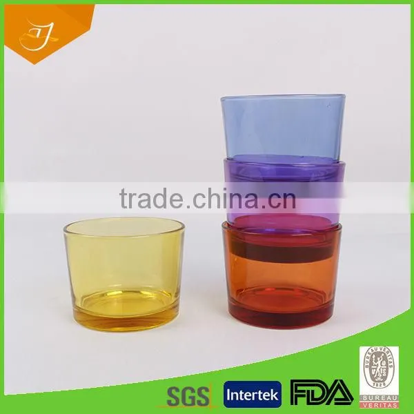 Colorful Wholesale China Factory Glass Cup Mug,High Quality Drinking Glass photo-2