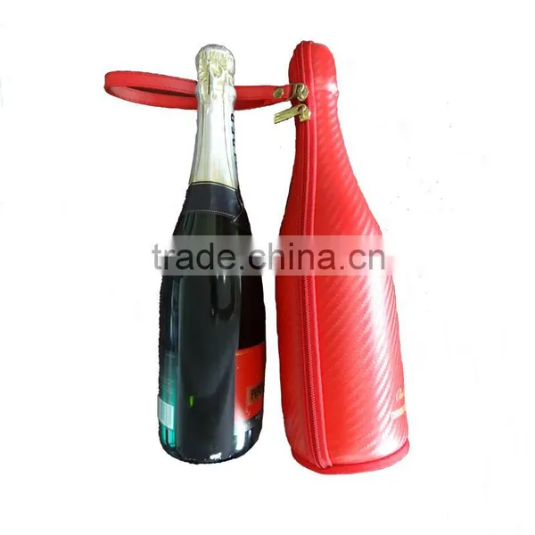 Logo Printed EVA Bottle Wine Tote Bag photo-5
